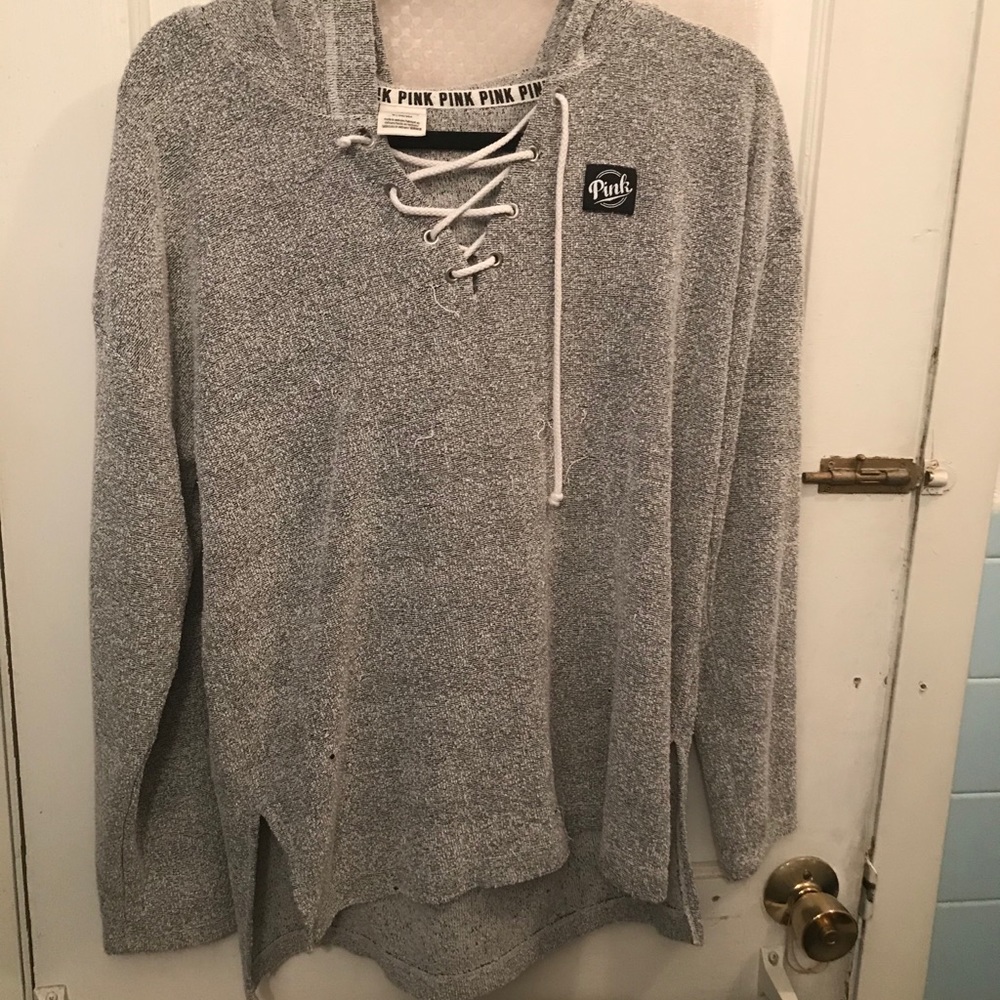 VS PINK PULL OVER HOODIE